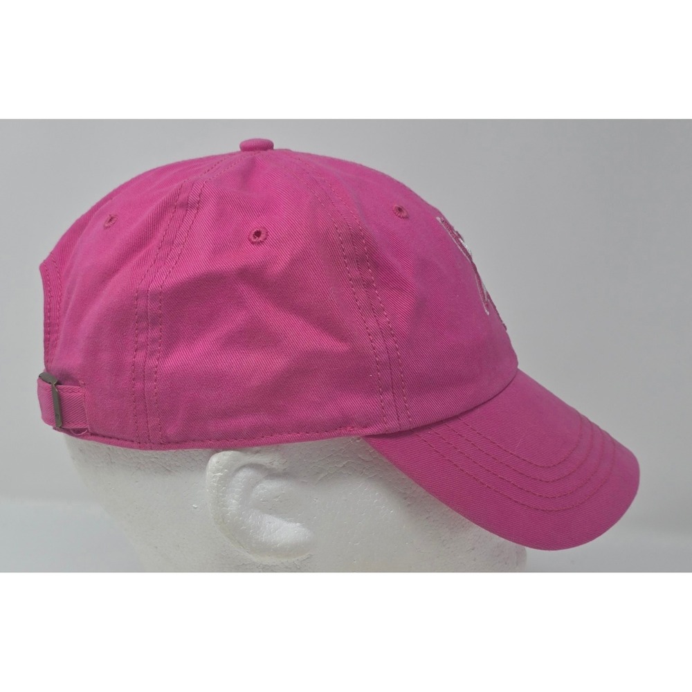 '47 Brand Minnesota Vikings Strapback Hat Womens Pink NFL Embroidered Cap - Picture 5 of 10